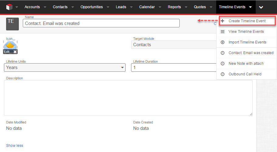 SugarCRM Tutorial: How to Create Timeline Viewer Event for a Sent or Received Email